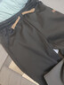 回力休闲裤男冬季加绒加厚裤子男保暖舒适百搭直筒裤男黑色34/4XL 实拍图