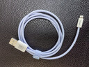 品胜苹果数据线iphone充电线快充适用iPhone14Pro/13/12/XR/11/8手机ipad平板USB充电器线车载编织蓝 实拍图