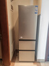 海尔（Haier）「真省电」310L三门冰箱黑金净化一级能效风冷无霜BCD-310WGHD3E7WV(银)国家补贴 实拍图