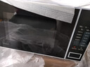 美的（Midea）微波炉20L大容量平板易清洁内胆智能菜单高效速热  一键解冻杀菌除味宝宝菜单国家补贴 M22J 实拍图