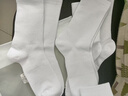 莫代尔5双袜子男长筒新疆棉秋冬10A抗菌防臭吸汗白色学生时尚中筒袜四季 【长筒袜】白色 5双 均码 【60%新疆棉防臭】 实拍图