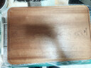 双枪乌金檀木整木菜板 百年龄砧板家用切菜案板抗菌实木菜板45*30*2.5 实拍图