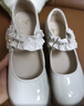 富罗迷女童皮鞋春秋季新款方口透气软底单鞋儿童校园演出鞋 米色 29  实拍图