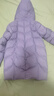 坦博尔羽绒服女中长款带帽宽松舒适保暖妈妈款外套510560D 香融紫 160  实拍图