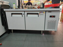 美凌时尚家【已补贴20%】操作台冰柜冷藏工作台商用冰箱奶茶店设备全套水吧台不锈钢保鲜 【冷藏款】1.5*0.6*0.8M丨变频省电80% 【全铜管制冷丨一级节能省电丨东贝压缩机】 实拍图