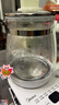 美的（Midea）养生壶大容量 煮茶器智能预约1.5L烧水壶 恒温煮茶壶 办公室电水壶 花茶壶 【易洁玻璃上盖】YS15P202 1.5L 实拍图
