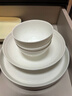 京东京造 碗盘餐具整套 碗具套装乔迁之喜骨瓷陶瓷家用 饭碗4.5英寸*6 实拍图