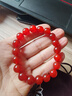 石玥珠宝收藏级10mm红玛瑙手串本命年转运珠水晶玛瑙手链男女士款 实拍图