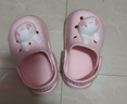 牧童儿童拖鞋夏男宝宝洞洞鞋软底女童卡通洗澡婴幼儿家居鞋萌兔粉170 实拍图