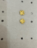 周六福（ZLF）新年礼物  黄金耳饰女小金花四叶草耳钉足金999首饰 计价 0.76g 实拍图
