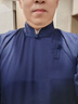 恒源祥民国风服装男袍子中式伴郎服兄弟团长袍马褂中国风长衫男相声大褂 藏青 L 建议140-160斤 晒单实拍图