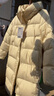 森马（Semir）陈都灵同款羽绒服女90绒长款三防冬宽松连帽外套简约109724113001 实拍图