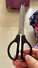 得力(deli)1办公生活家用剪刀 小剪子手工剪纸刀 办公用品 黑色6045-ES 实拍图