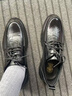 百丽踏系列品牌断码清仓真皮皮鞋男新款夏季商务正装休闲男士英伦风通勤 7710黑色-四季款 42 实拍图
