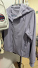 优衣库女装双面穿防风摇粒绒拉链连帽外套户外防水479697 479697/71浅蓝紫色 XS 实拍图