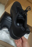 特步运动鞋男鞋跑步鞋冬季加绒皮面防水轻便减震休闲慢跑鞋棉鞋黑色 实拍图
