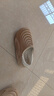 洁丽雅防水棉拖鞋男士秋冬季外穿防滑防臭居家室内加绒保暖全包跟棉鞋女 云褐色 【防水保暖  一鞋两穿】 42-43 【标准码】 实拍图