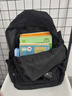 回力书包男初中高中大学生双肩包高颜值大容量电脑背包轻便休闲旅行包 黑色大号【升级拉链+加固肩带】 实拍图