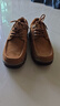 骆驼（CAMEL）磨砂牛皮男士工装大头休闲皮鞋 G13A307163 驼色 42  实拍图
