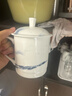 陶相惠骨瓷茶杯带盖大容量办公杯子新中式茶杯家用喝水杯高档陶瓷泡茶杯 实拍图