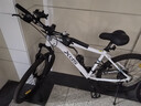 喜德盛（xds）山地自行车黑客350/旭日310 X6铝合金车架21速变速机械碟刹 黑客350白灰17寸（26款） 实拍图