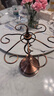 柚萝创意实木红酒杯架悬倒高脚杯吊杯架现代简约酒柜摆件家用展示 旋转杯架-古铜色 实拍图