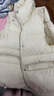 森马（Semir）棉马甲女冬季防泼水纯色oversize立领面包服叠穿时尚百搭外套 奶白10501 S 实拍图
