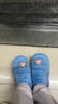 大嘴猴（paul frank）棉拖鞋男士秋冬季室内家居拖鞋毛绒保暖厚底棉鞋男款深蓝290PF607 实拍图