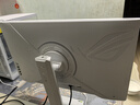 华硕ROG XG27ACMES-W 27英寸显示器2K240Hz电竞显示器超频255Hz HDR400 G-Sync 0.3ms响应 HDMI 2.1 实拍图