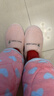 【福利价】小熊小兔棉拖秋冬季情侣保暖学生男拖鞋女居家棉拖鞋 小熊小兔棉拖-粉色 40-41 适合39-40 实拍图
