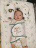 bledilait包单新生儿纯棉婴儿防惊跳睡袋包被a类四季宝宝襁褓巾2条35×80cm 实拍图