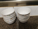 高颜值家用银杏时光米饭碗大面碗陶瓷餐具家用新骨瓷陶瓷碗 银杏时光 4.5英寸10个碗 实拍图
