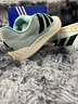 adidas「鲨鱼面包鞋」ADIMATIC经典运动板鞋男女阿迪达斯三叶草   浅绿/黑色/浅薄荷色   41 实拍图