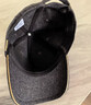 猫人帽子男冬季羊毛保暖男士鸭舌帽大头围品牌棒球帽闭口帽子 灰色 实拍图