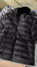 361°连帽轻薄羽绒服男2025年冬季通勤轻盈羽绒服保暖情侣运动外套 【推荐】【男款】超级黑 XL 实拍图