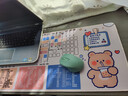 索能（SUONENG） 超大鼠标垫办公快捷键大全PS加厚大号软件excel桌面键盘电竞游戏电脑桌垫 奶茶熊 尺寸300x800mm厚度3mm 实拍图