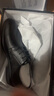 海澜之家HLA皮鞋男商务正装秋冬鞋子德比休闲男鞋HAAPXM4DBG576 黑色40 实拍图