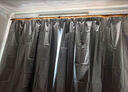 铭聚布艺（MINGJU）窗帘全遮光加厚窗帘布防晒遮阳帘灰色挂钩式1.65米宽*2.0米高1片 实拍图
