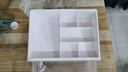 京东物流 化妆品收纳盒梳妆台置物架桌面高级感整理抽屉柜 中号2层（1层抽屉+1层顶部置物架） 24*20*12cm 透明白 实拍图
