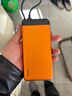 京选京东自有品牌【3C认证可上飞机】20000mAh55W快充自带线充电宝适用小米/苹果/华为橙色 实拍图