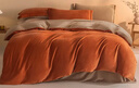 京东京造 220g牛奶绒四件套 A类秋冬加厚高克重法兰绒保暖双人床单枕套被套 1.5米床 焦糖Milky 实拍图