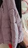 坦博尔羽绒服女短款秋冬连帽宽松保暖女士外套厚TD236356 芙蓉兰 175  实拍图