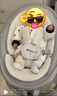 babycare婴儿电动摇椅0-1岁宝宝安抚摇篮椅哄娃睡觉神器新生儿礼物 基础款 实拍图