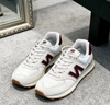 NEW BALANCE NB574官方休闲鞋女鞋复古舒适秋冬透气网鞋礼物轻便百搭运动鞋 米白色 WL574RCF 37 (脚长23.5cm)尺码详询客服 实拍图