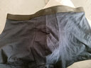莫代尔4条男士内裤男平角特大码胖子肥佬220斤加肥加大宽松四角裤 纯棉款（黑+宝蓝+深灰+浅灰） 4条 6XL （建议体重240-280斤） 实拍图