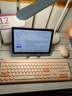 联想（Lenovo）无线蓝牙双模键鼠套装MK28 轻薄商务办公无线键盘鼠标套装适用台式机一体机笔记本平板 粉色 实拍图