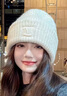 杜森纳大头围毛线帽帽子冬季女保暖含羊毛堆堆帽显脸小户外冷帽针织帽 实拍图