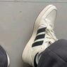adidas COURTBEAT场下休闲篮球风板鞋男女阿迪达斯官方轻运动   乳白色/黑色   47 实拍图