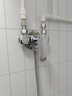 墨林卡明装花洒混水阀铜质淋浴冷热水龙头浴室明管热水器明管混水阀开关 进水口朝上款 实拍图