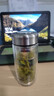 富光玻璃杯双层 带茶隔高硼硅玻璃水杯 茶水分离车载泡茶杯子男400ml 实拍图